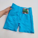 شورتک تک رنگ آبی - Image 2