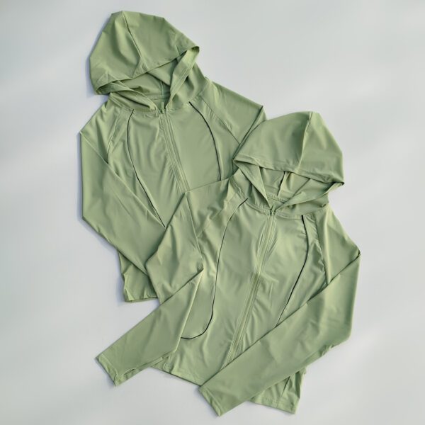 سویشرت تک رنگ سبز