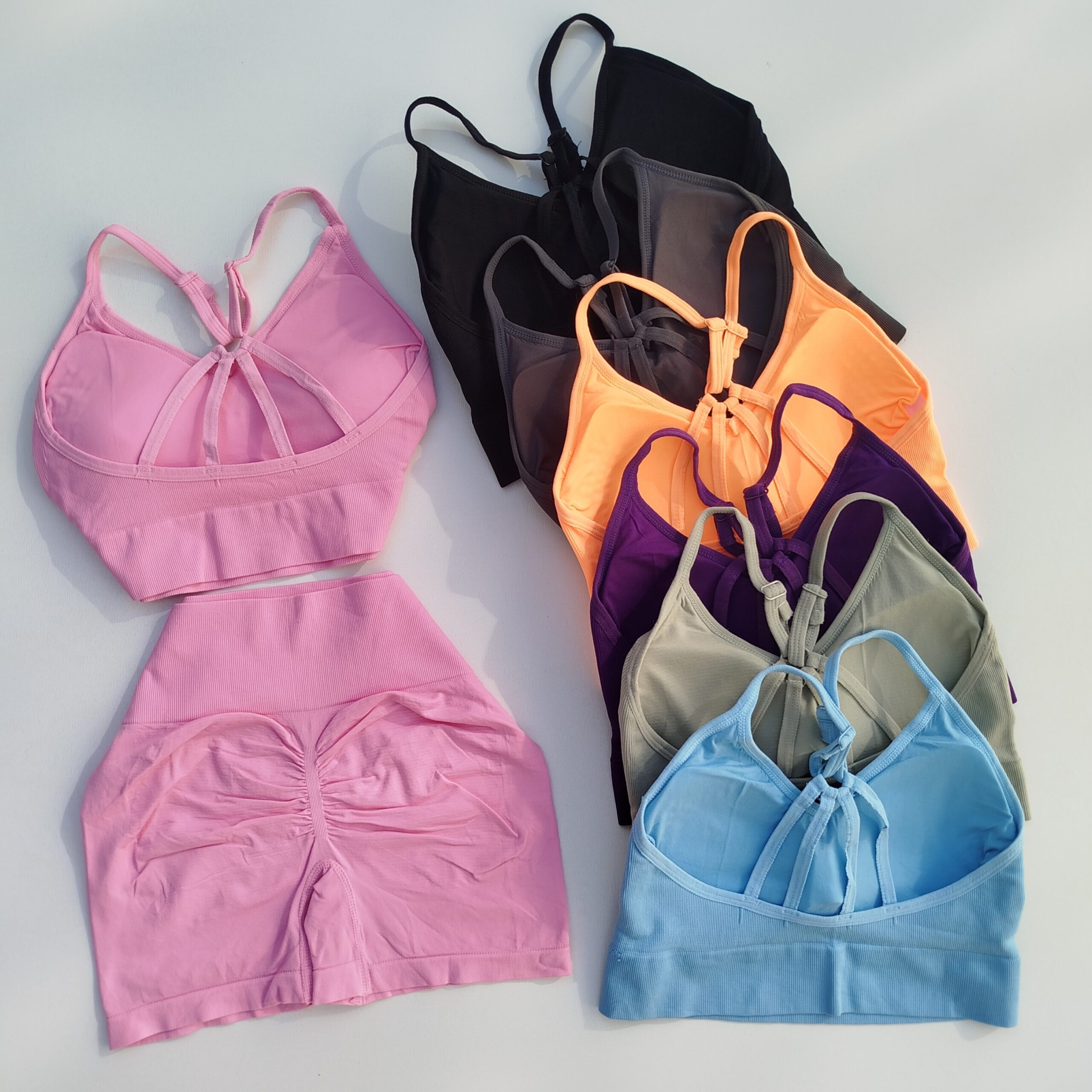 sanam-sport (553) ست نیمتنه شورتک ساحل - Image 1